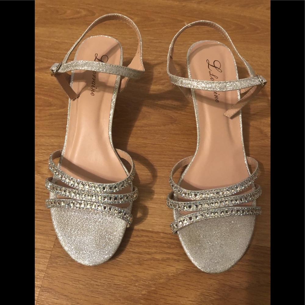 Women’s glittery high heels  👠EUC